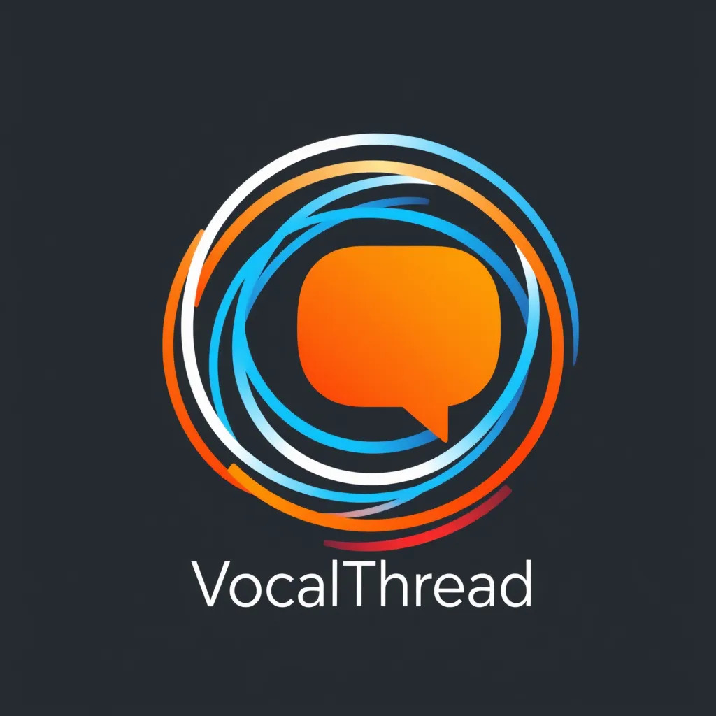 Vocal Thread project logo with a speech bubble